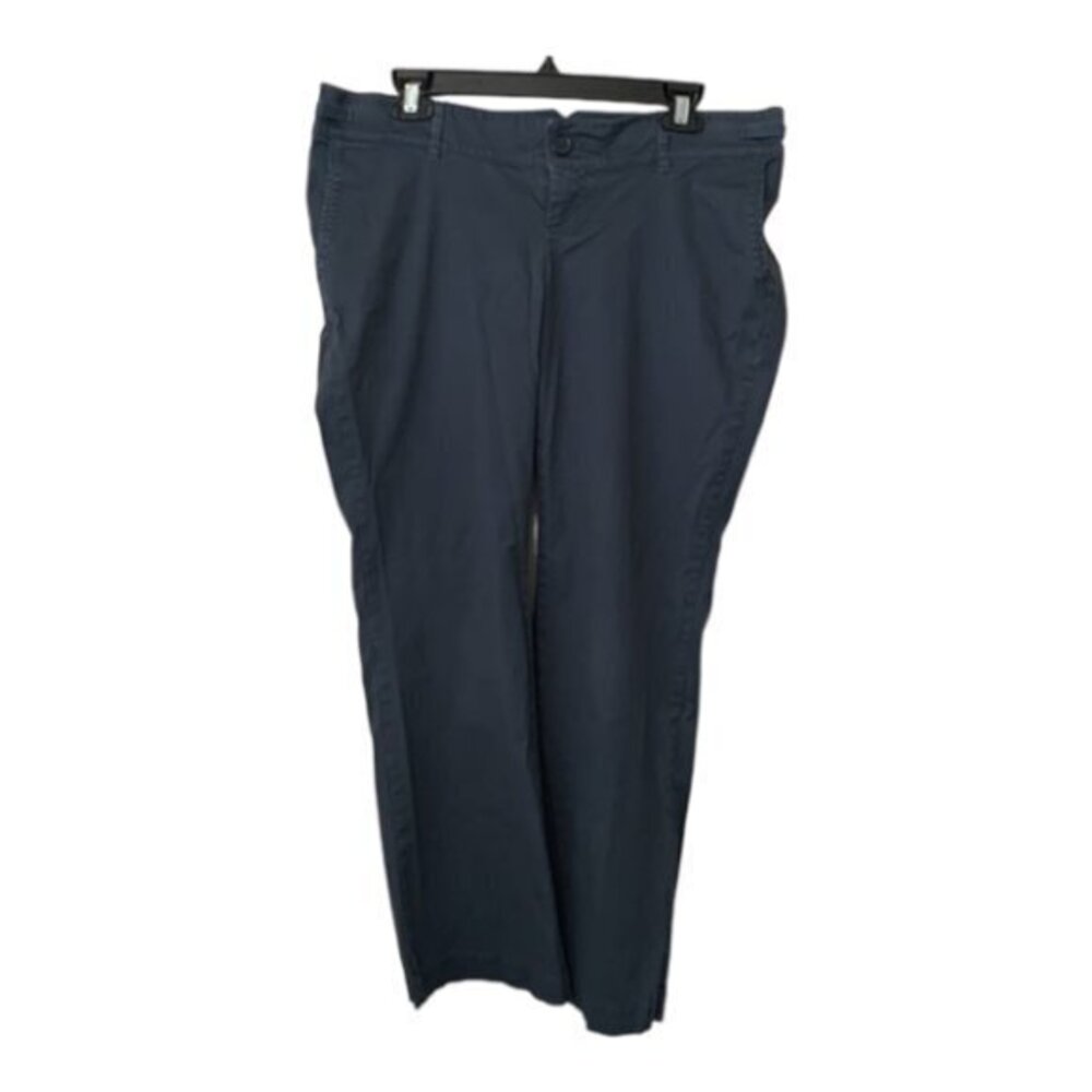 Old Navy Stretch Maternity Pants Blue Size 34' Waist Adjustable Waist EUC #0288